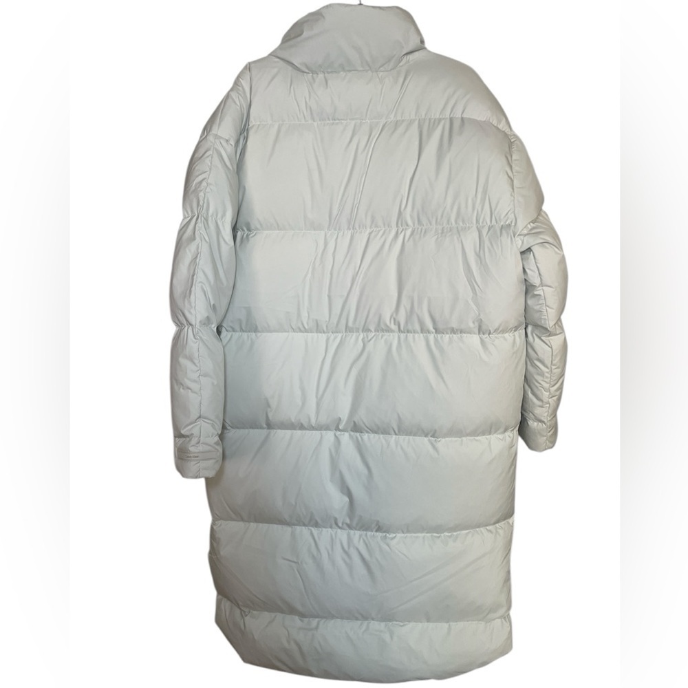 Calvin Klein Long Down Puffer Jacket sz XL - Picture 3 of 14